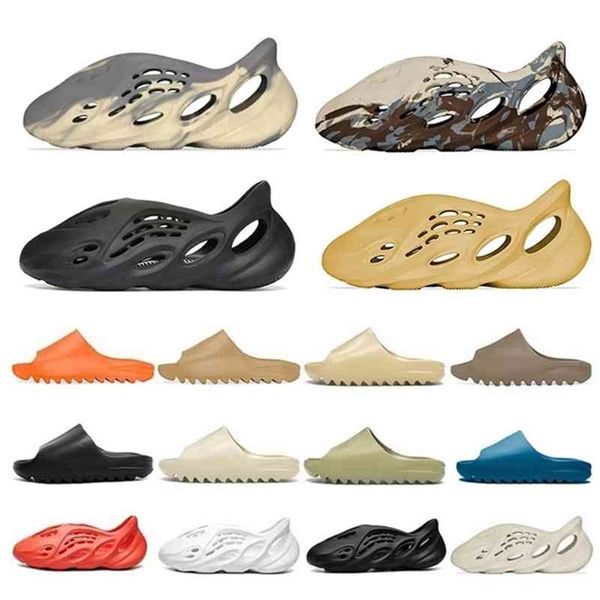 

yeesys slide foam runner slippers kanyes mineral blue west men women sandals mx cream clay mxt moon grey bone desert sand triple black