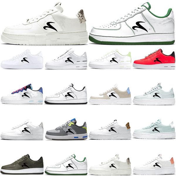 

new running shoes one men women 1s low black white astronomy blue desert sand ghost aqua leopard print naija pine green outdoor sports sneak