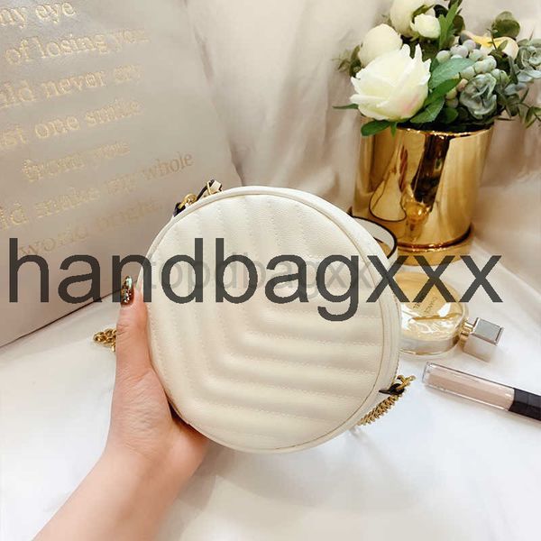 

flower 2020 crossbody s shoulder small round bag designer female messenger for women pu leather retro chain white