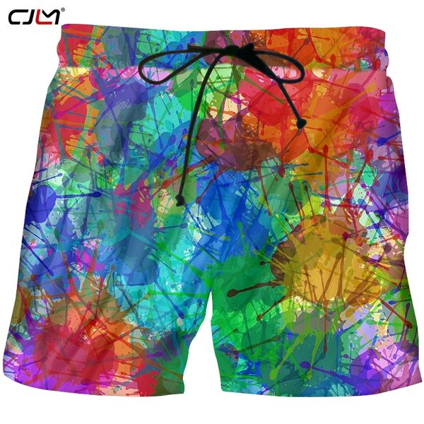 

summer shorts mens hip hop printing colorful ink factory direct supply original design dropship 220623, White;black