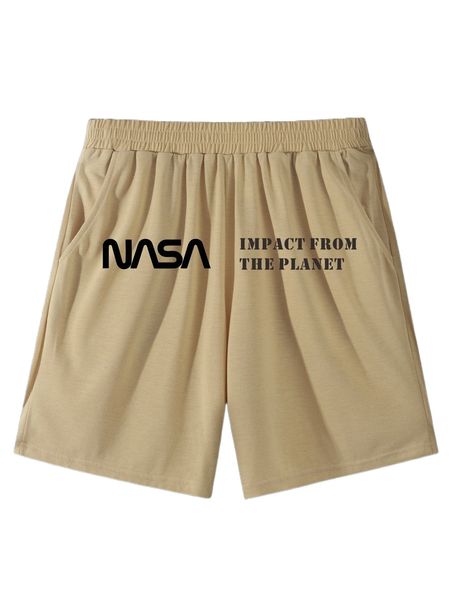 

men letter graphic shorts p1i9#, White;black