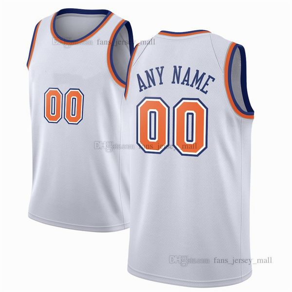 Impresso Personalizado DIY Design Jerseys de Basquete Personalização Equipe Uniformes Imprimir Letras Personalizadas Nome e Número Mens Mulheres Crianças Juventude New York 100802