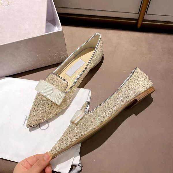 

luxury gala women's glitter leather ballet dress shoes outdoor lady bow beach sandals casual slippers ladies comfort wa jimmys choos vr, Black