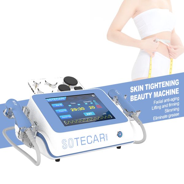 Smart Tecar Wave Diatermia de ondas curtas 448K Máquina de fisioterapia fisioterapia 448K