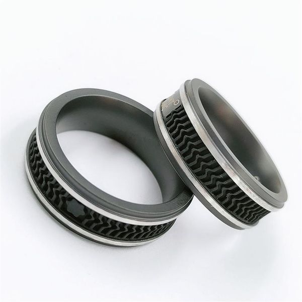 

pure pearl new arrived brand jewelry balck ring with logo2648, Silver