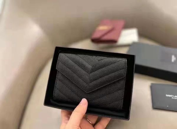 

women fashion short wallet new designer clutch envelope bag luxury leather coin purse credit card holder02, Red;black