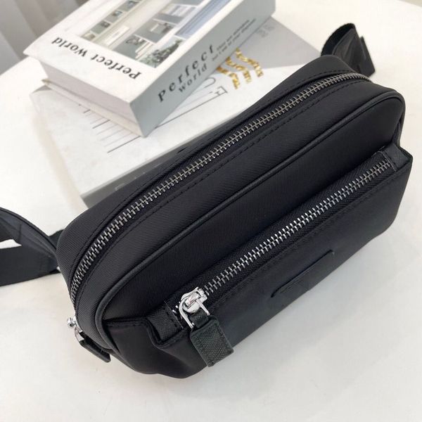 

nylon waist bag small canvas chest pack for men women crossbody hip hop streetwear bag fanny multifunction mini belt