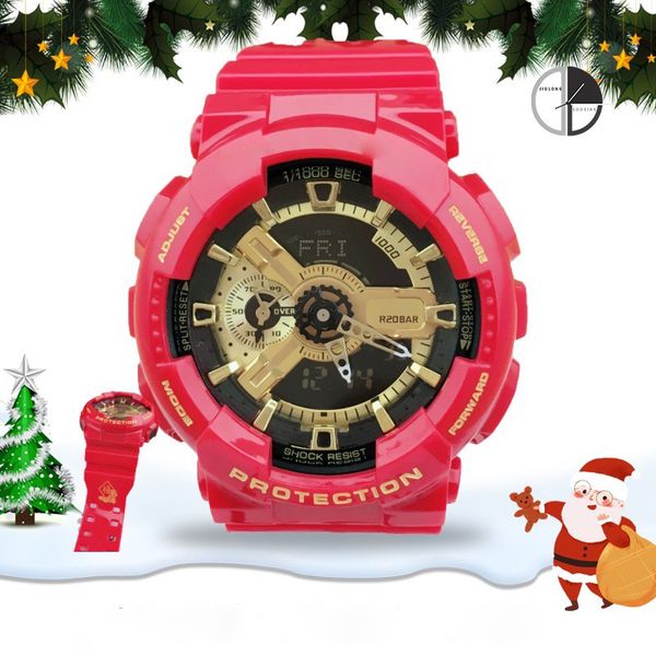 

g watch display new color a100 quartz male electronic reloj hombre wristwatch world time all functions automatic light shock resistant, Slivery;brown