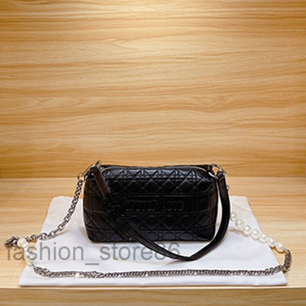 

shining small square bag portable cowhide letter pearl chain dinner diamond ba akjf
