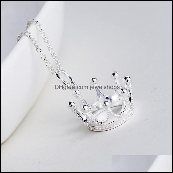 

new product necklace for couples jewelry 925 sier personality sweater chain supply with gift box drop delivery 2021 charm b, Golden;silver