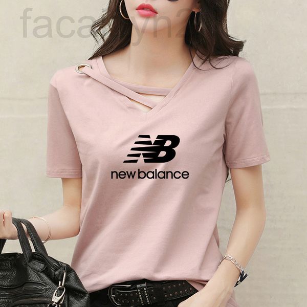 

women's t-shirt designer [milk fibre][women's clothing]summer v-neck short sleeve t-shirt m4si2022, White