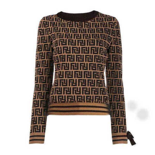 

sweater women's autumn round neck striped fashion long sleeve women high end jacquard cardigan knitting sweaters coats, White;black