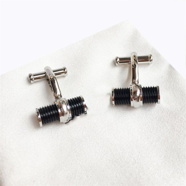 

luxury cuff links for men designer fine steel cufflinks shirt cufflink187b, Silver