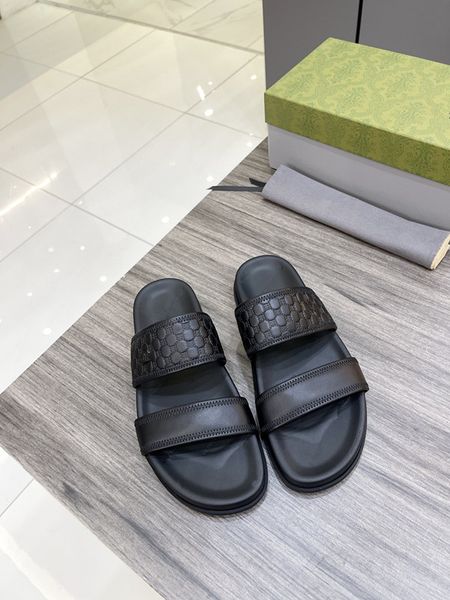 

mens slippers summer rubber sandals beach slide fashion scuffs indoor shoes slipper sandal 0417, Black
