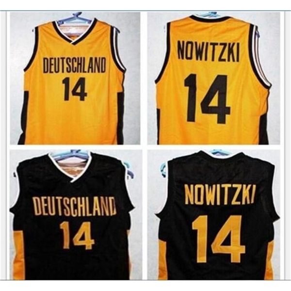 UF Chen37 Goodjob Мужчины молодежь женщины винтаж #14 Dirk Nowitzki Команда Deutschland Germany Basketball Jersey Size S-6xl или пользовательское имя любое название или номера Джерси