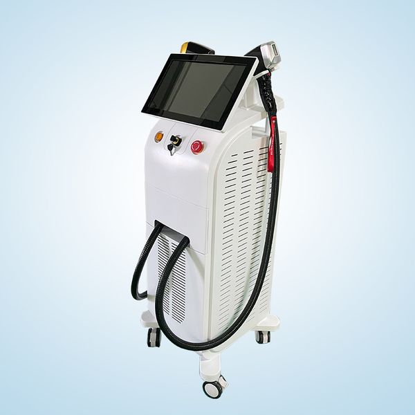 

2022 new double handle diode laser hair removal machine reasonable whole sales price spa clinic use, Black