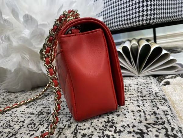 

women's bag portable messenger bag street fashion beautiful orange, Red;black