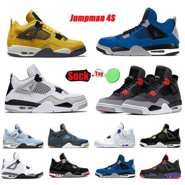 

jumpman4s 4 mens basketball shoes sneakers university blue white oreo wild things red thunder ts travis military black camo cat bred