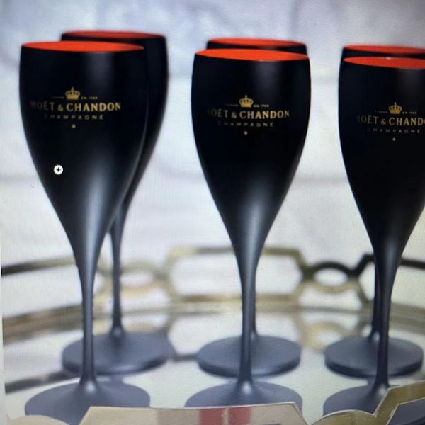 

forst black wine glasses acrylic champagne flutes wholesale party goblet