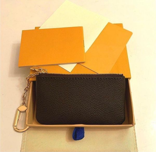 

fashion key bag coin bag keychain wholesale leather wallet for womens short wallets card holder women purse classic zipper pocket v26, Red;black