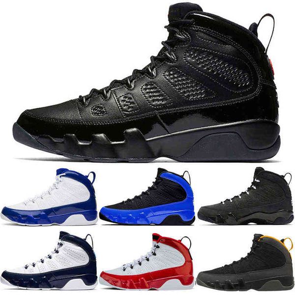 

mens basketball shoes 9s bred racer blue university gold gym red dream do trainer sneakers outdoor sports, White;red