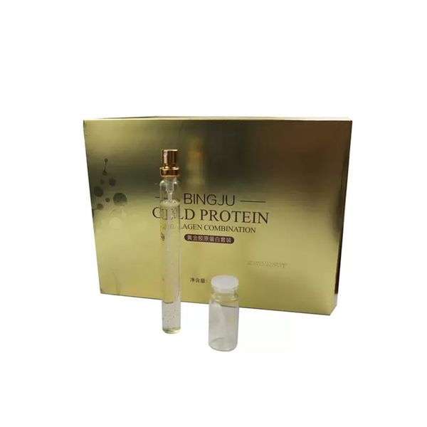 

beauty items korean gold protein peptied thread lifting set