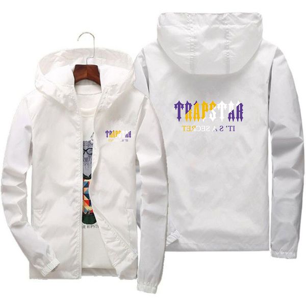 

2022 trapstar men's jacket fashion spring autumn casual street wear hooded sweatshirt men's jacket waterproof clothing windbrea, Black;brown