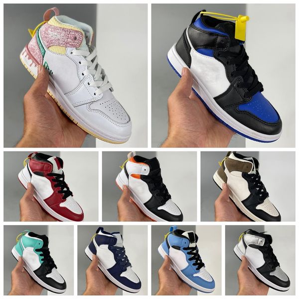 

infants sneakers og co.jp midnight navy royal toe tropical twist paint drip gym red university blue 1 mid gs j i infant toddler metallic sil, Black