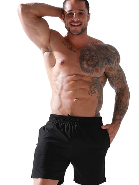 

men drawstring waist swim trunks r02e#, White;black