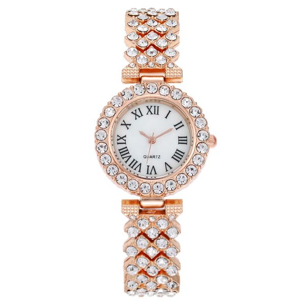 

luxury womens iced out watches wristwatches for women ladies fashion watch m1016, Slivery;brown