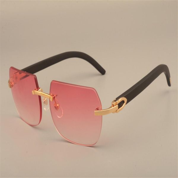 

men's and women's a8100906 solid wood black temples sunglasses decorative wooden frame sunglasses all natural sunglasses262h, White;black
