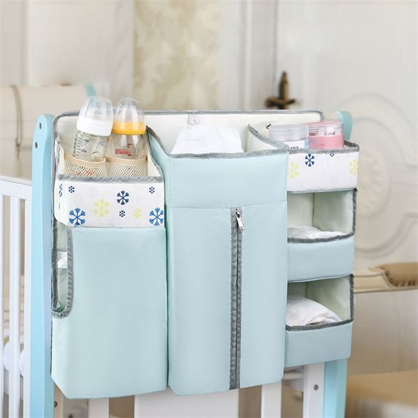 

baby bed organizer hanging bags for born crib diaper storage bags baby care organizer infant bedding nursing bags 220531