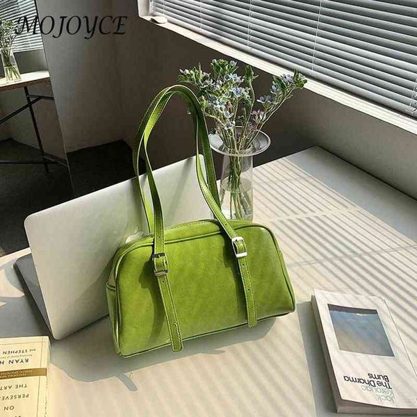

korean fashion women shoulder bags pu leather female purse handbags large capacity ladies daily street school tote boston bag g220517
