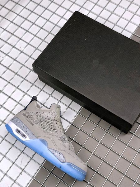 

shoes jumpman 4 iv 4s georgetown pe in light grey ice basketball shoe sports sneakers colorways size 36-47.5