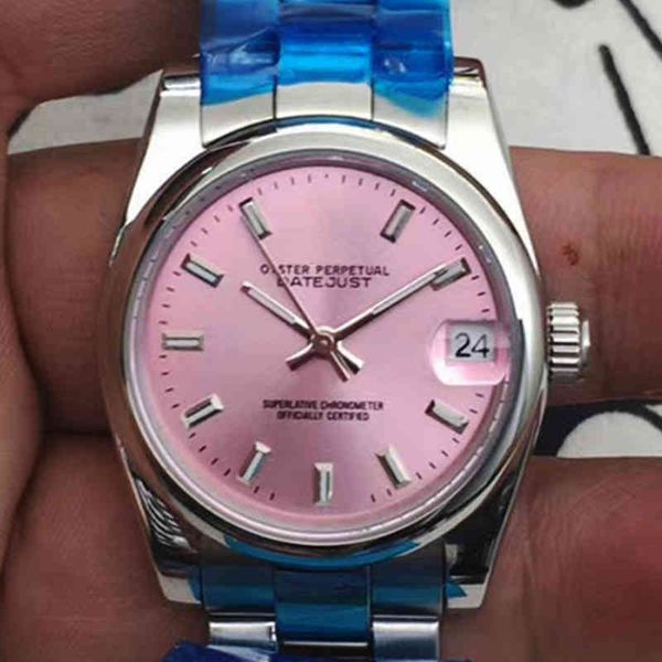 

luxury watch oyster perpetual mechanical automatic wrist watches ptwi full table 31 swiss brand, Slivery;brown