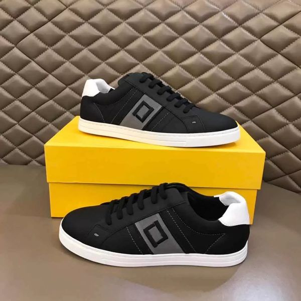 

designer white,black calfskin leather sneakers shoes low- flow rubber box sole sports wholesale brand outdoor trainers eu35-45