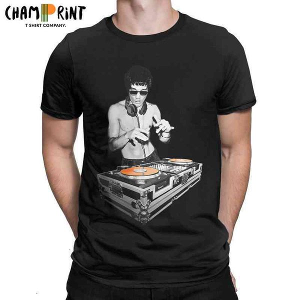 

t designer shirtmen's t-shirts bruce lee martial art t shirts 100% cotton unique crew neck dj dragon brusli karate tee shirt clothing g, White;black