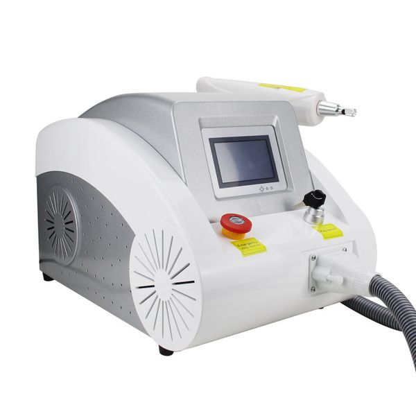 Bom eficaz portátil e remoção de tatuagem de tatuagem Equipamento de salão de beleza 1064nm 532nm 1320nm Comprimento de onda Tratamento de acne de cicatriz