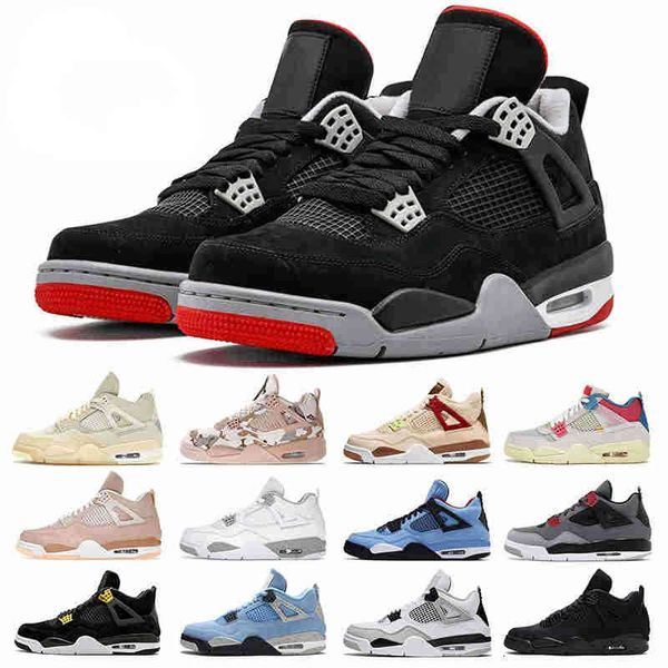 

university blue jumpman 4s basketball shoes trainers sail 4 black cat sneakers cool grey white oreo new bred infrared mens womens red