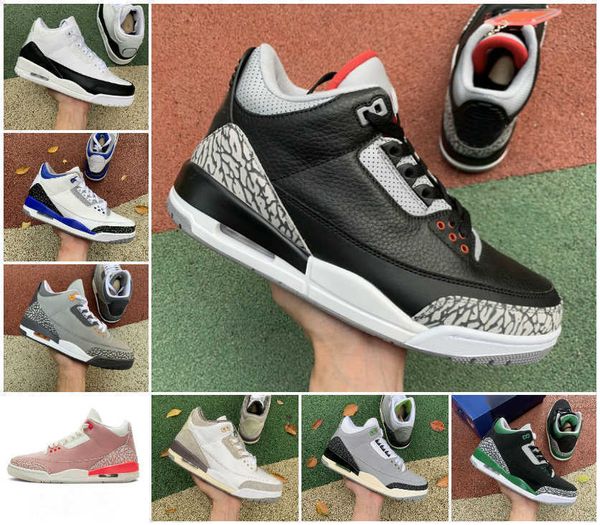 

jumpman 3s basketball shoes 3 a ma maniere rust pink pine green midnight navy racer blue unc laser orange varsity royal cool grey white