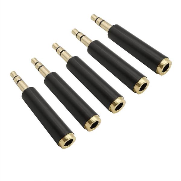 Altri accessori per l'illuminazione 1/2/5 pezzi 3,5 mm 3 poli maschio a 4 femmina Convertitore connettore audio stereo Adattatore TRS TRRS per microfono MicrofonoAltro