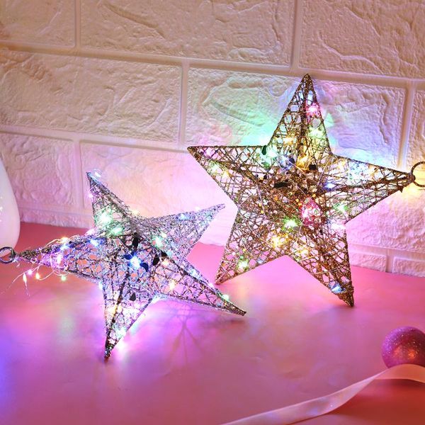 Şeritler Yıldız Dize Işıkları Çelenk Lamba Zinciri Peri Bahçesi Noel Düğün Doğum Günü Cadılar Bayramı Partisi Çocuk Odası Açık Dekorasyonlar LE