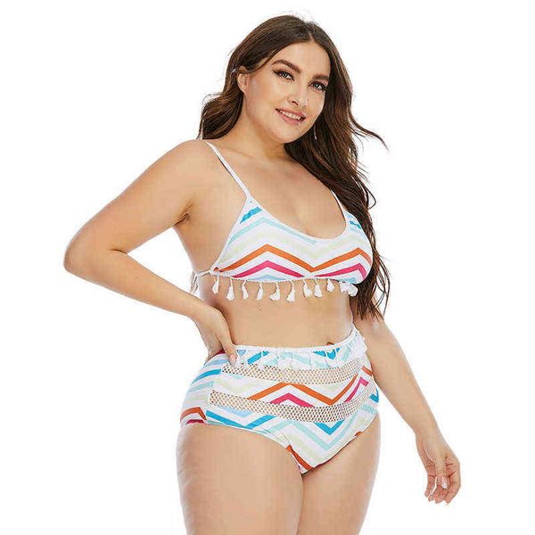 

split large swimsuit, and fattened, fat woman bikini, White;black