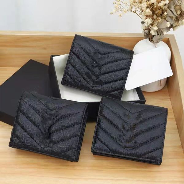 

classic british style wallet designer men's and women's leather pvc business credit card holder bag box beautifully packaged, Red;black