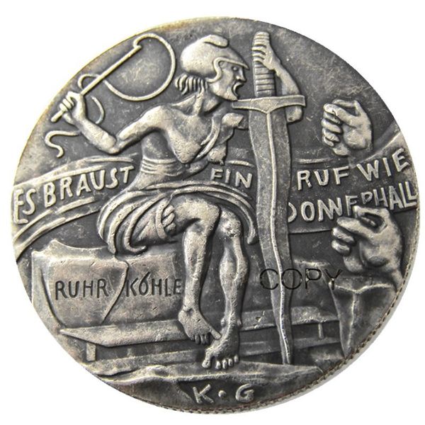 GERMANIA 1923 The Robber's Court Craft Rame o argento placcato Copia monete stampi in metallo produzione prezzo di fabbrica