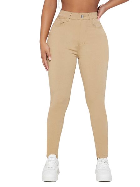 

petite high waist skinny jeans m5fd#, Blue