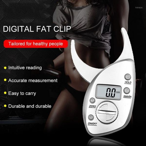 Körperfett-Plikometer, Messschieber-Analysator, überwacht elektronisches digitales Hautmuskel-Testgerät, Monitor 0–50 mm, Zubehör