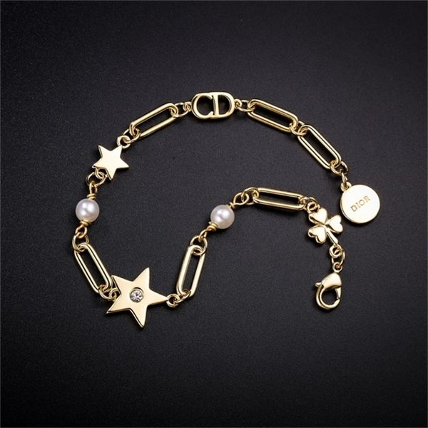 

2022 36% off designer jewelry d fashion bracelet for women, Black
