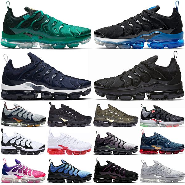 

brand shoes high plus tn mens running black royal atlanta pure platinum all red dark blue olive men women trainers outdoor sports sneakers