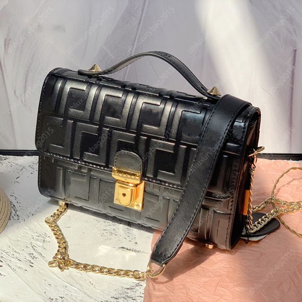 

embossed shoulder bags designer bag crossbody womens handbag purses black vintage letters handbags multi pochette chains totes party